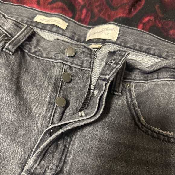 Universal Thread Gray Flare Wide Leg Jeans - Picture 3 of 11